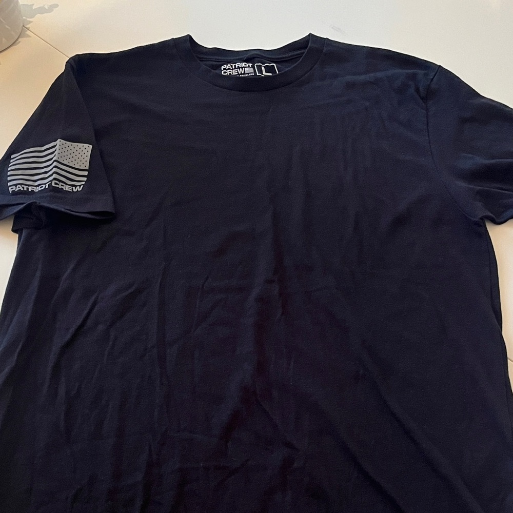 Men's Black Patriot Crew T-Shirt